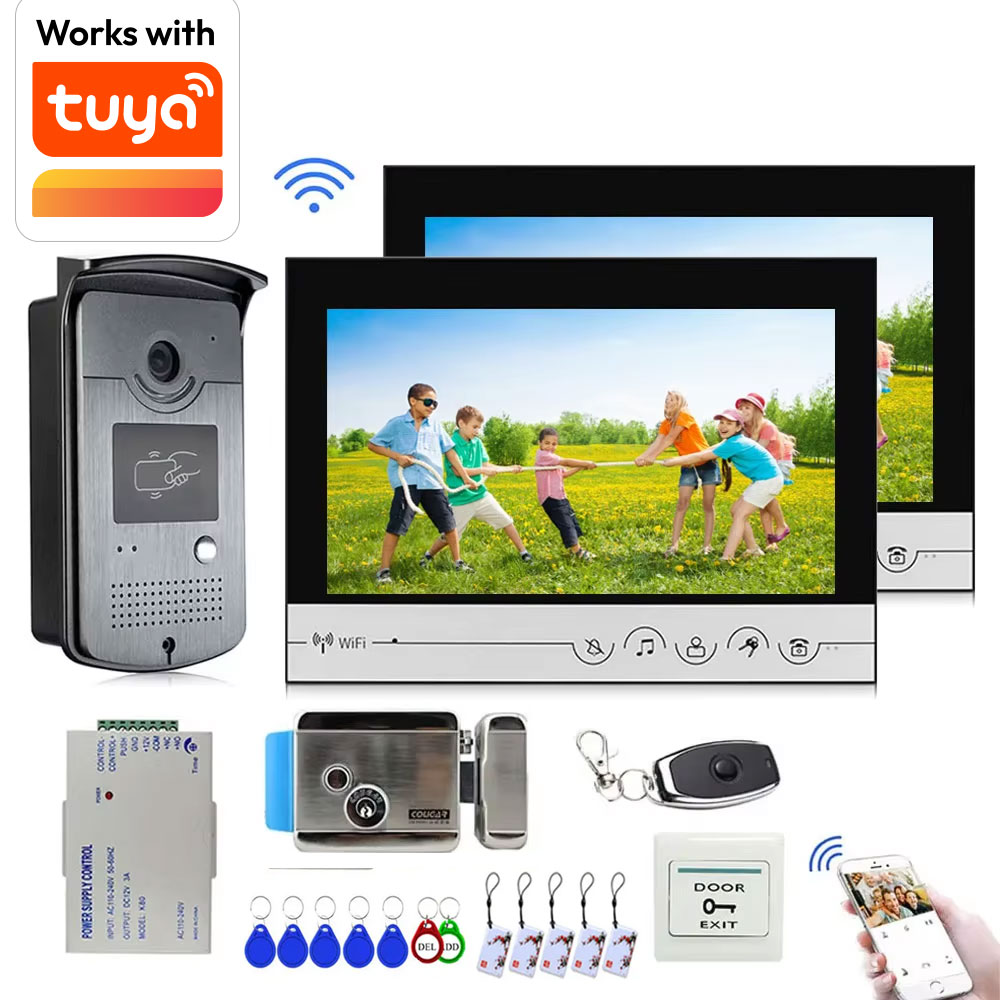 Smart Doorbell Wired - Lo schermo WiFi wireless a colori
