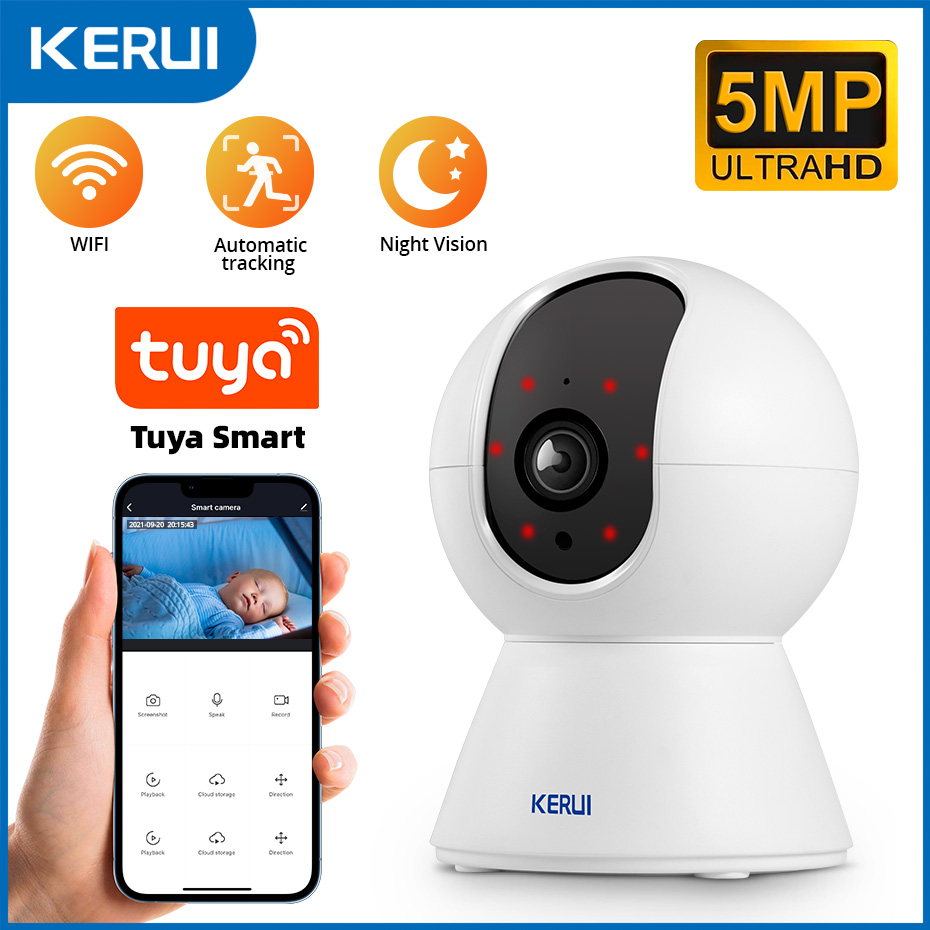 Eufy Camera E220 - KERUI 5MP Tuya Smart Mini WiFi