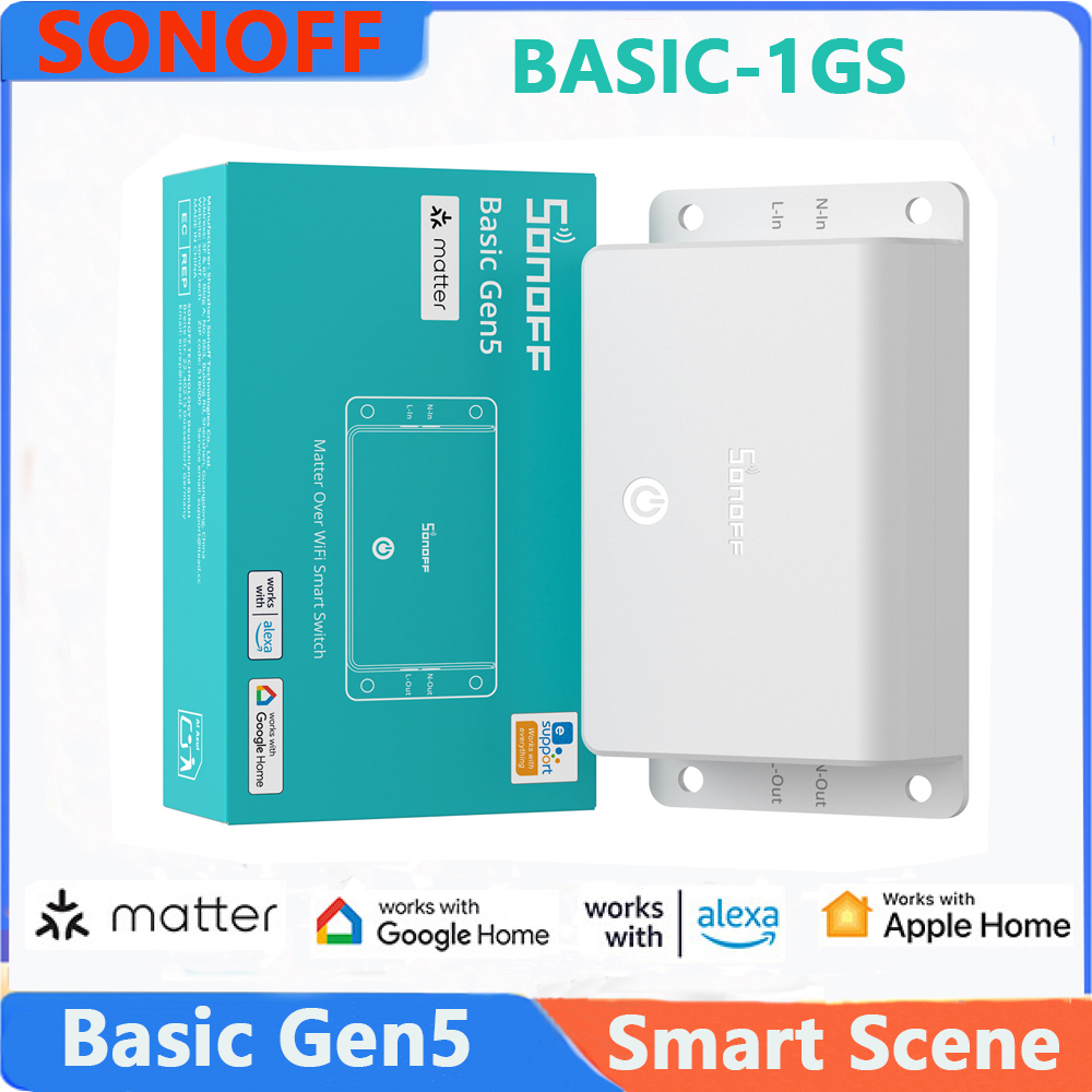 Sonoff Basic Switch - SONOFF Basic Gen5 (BASIC-1GS) Interruttore Intelligente