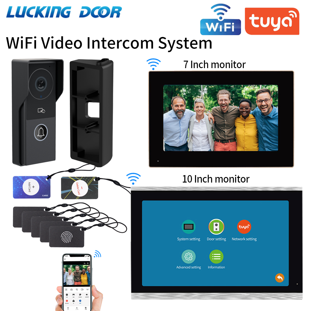 Smart Doorbell Wired - Videocitofono da 7/10 pollici Campanello 1080P