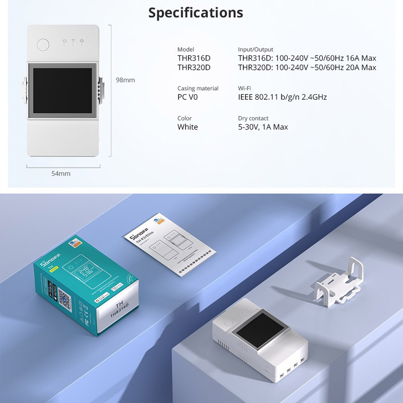 Sonoff Basic Switch - Interruttore Intelligente WiFi SONOFF POW Elite