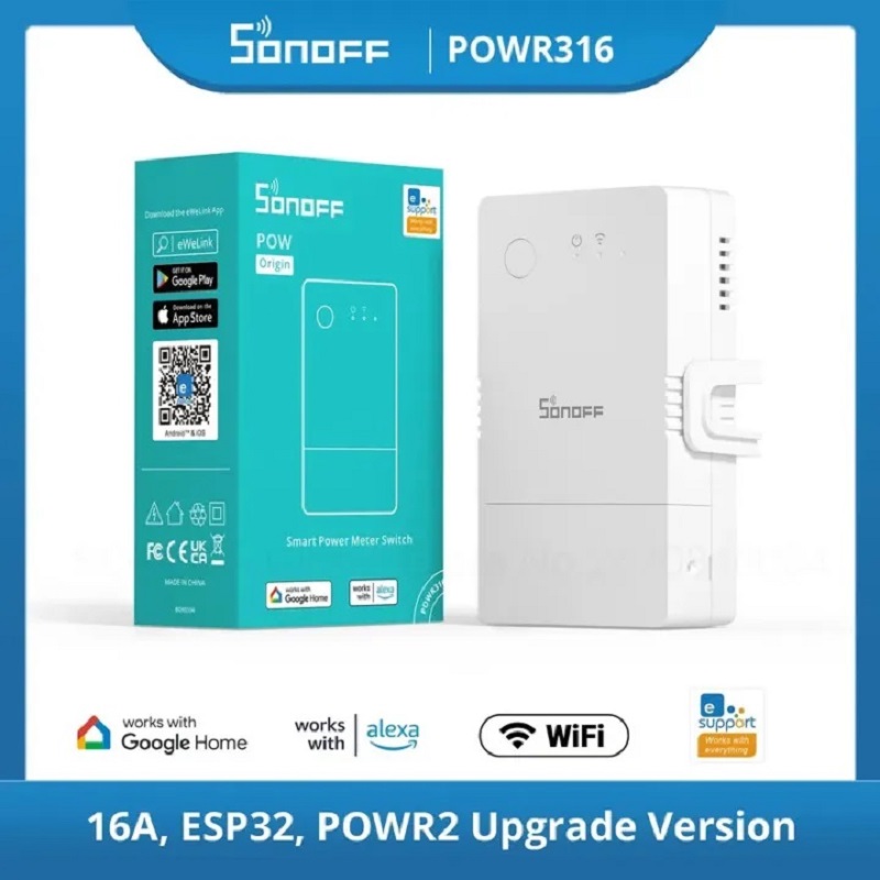 Sonoff Basic Switch - SONOFF POW Origin Powr316 Intelligenza Misuratore