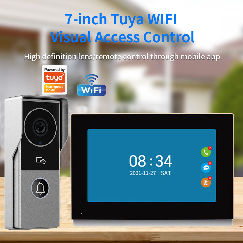 Smart Doorbell Wired - Sistema Videocitofono Wi-Fi 1080P, Campanello con
