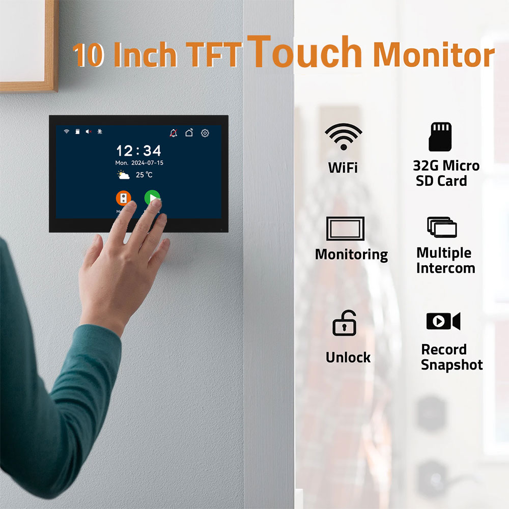 Monitor Touch Tuya 1080P 5G Wi - Smart Doorbell Wired recensione e prezzo