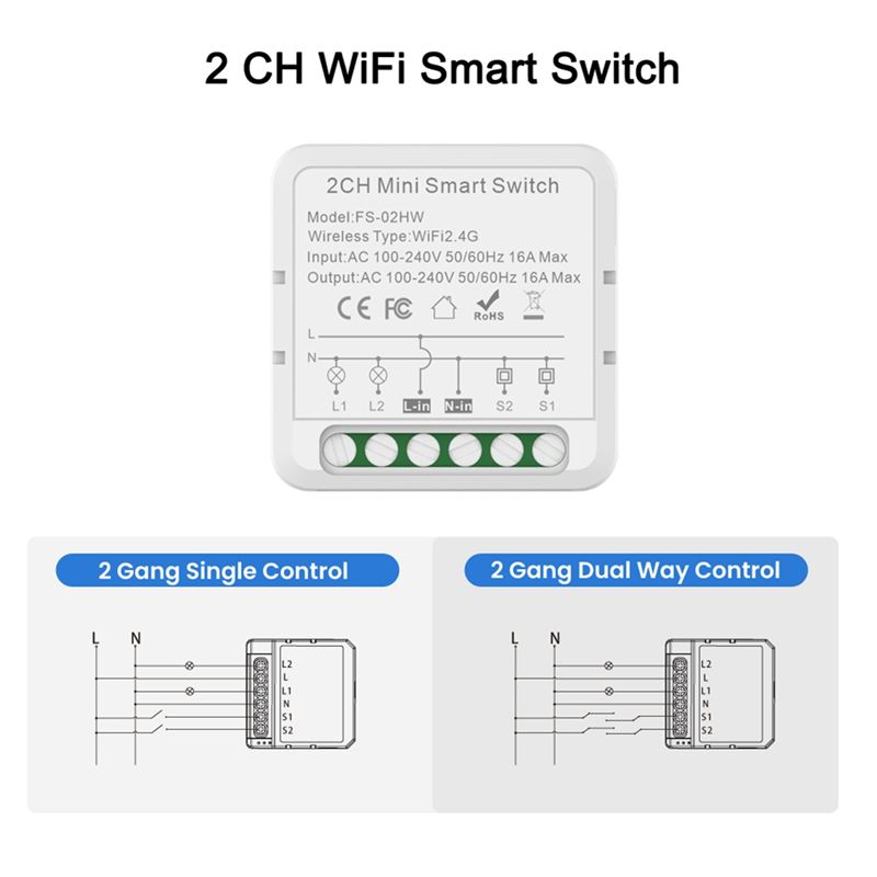 Interruttore WiFi Intelligente - Home Automation Diy Projects recensione e prezzo