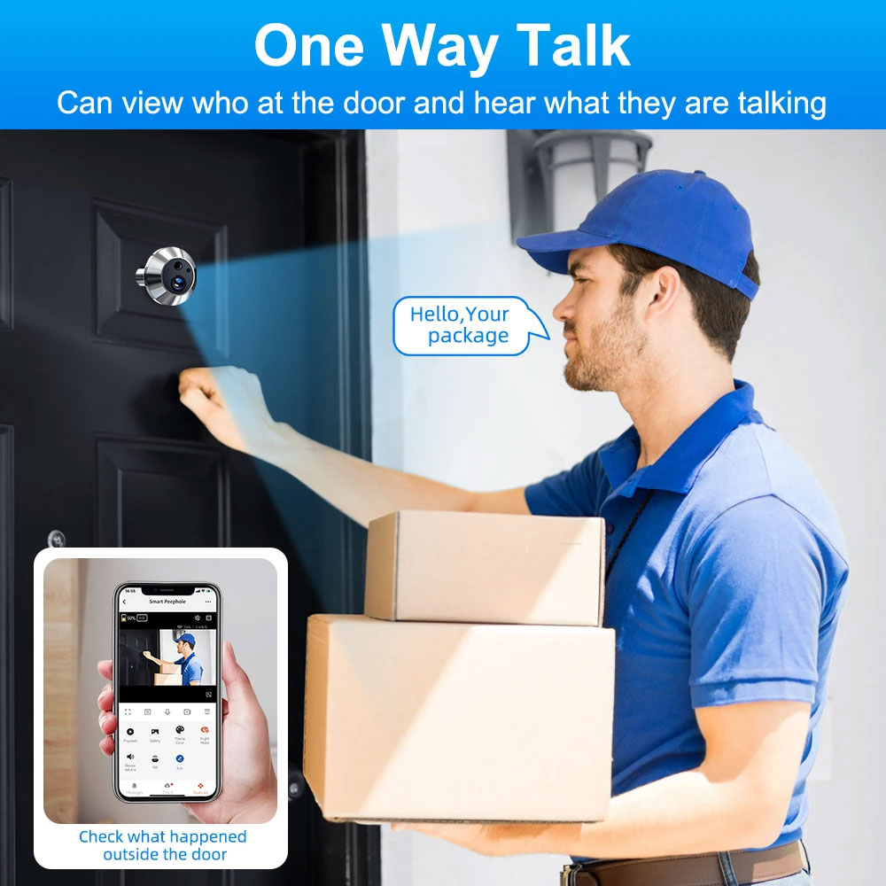 Tuya Smart 5MP 140° °   Spionc - Smart Doorbell Wired recensione e prezzo