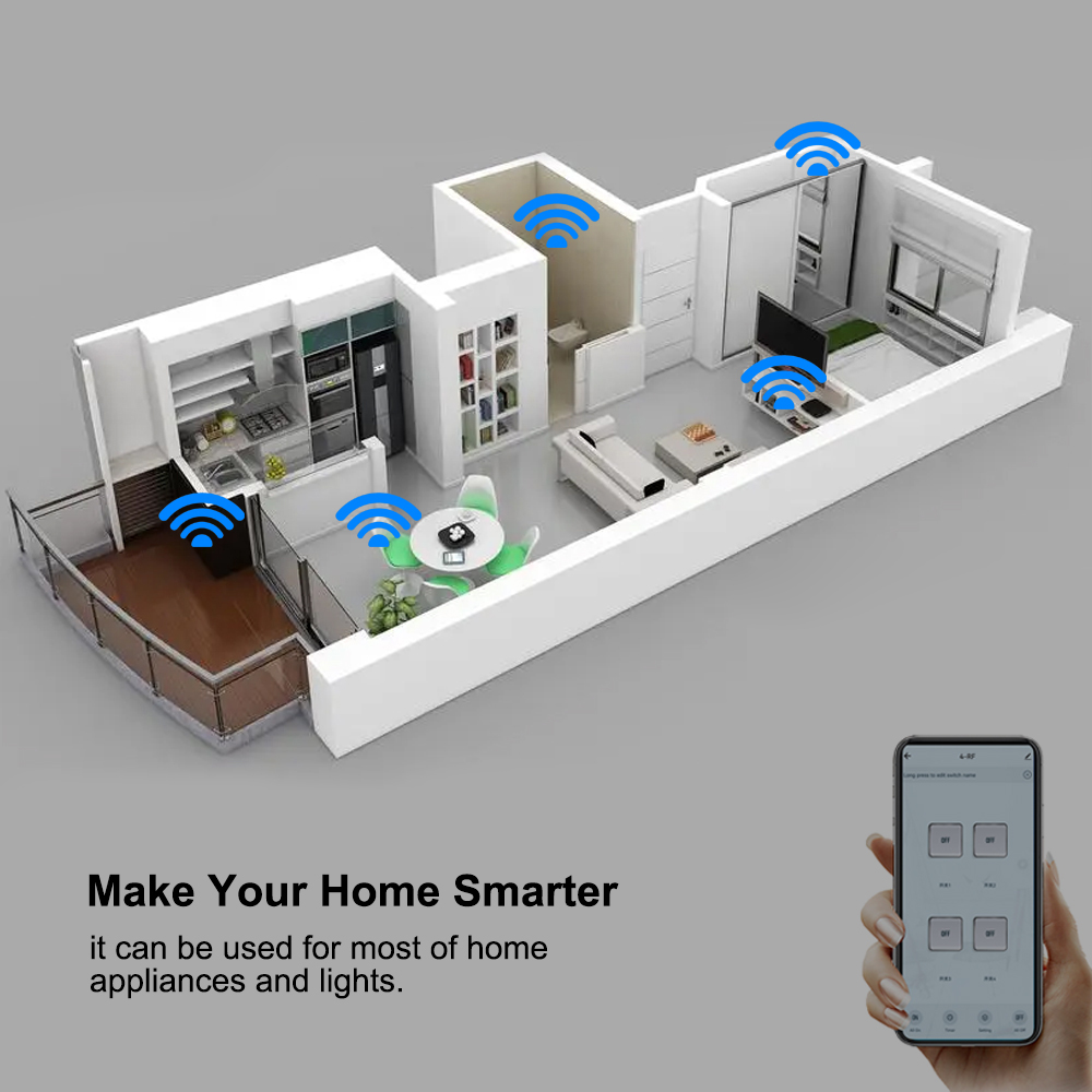 4CH Wifi/Zigbee Relè Intellige - Home Automation Diy recensione e prezzo