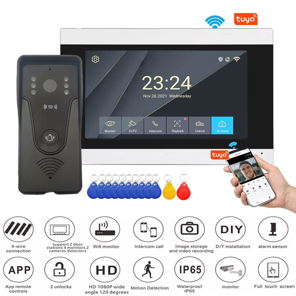 Tuya 1080P Touch Screen a colo - Smart Doorbell Wired recensione e prezzo